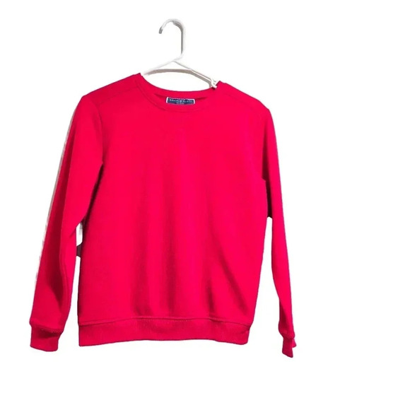 Women's Red Crewneck Sweatshirt - size pp - Picture 2 of 13